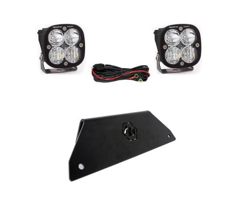 Baja Designs - Baja Designs Squadron Sport Bumper Lower Mount Light Kit for Polaris (2020-25) RZR Pro XP, Driving/Combo Light Pattern, Clear Lens