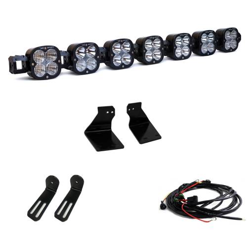 Baja Designs - Baja Designs XL Linkable Bumper Light Kit for Ford (2020-22) F-250 / F-350 Super Duty, Multi-Pattern Light Pattern, Clear Lens, Toggle Wiring