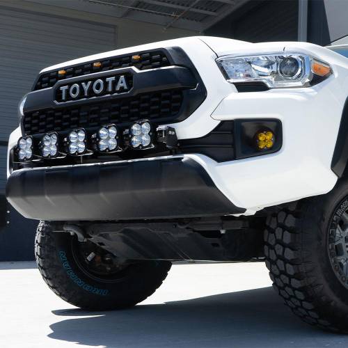 Baja Designs - Baja Designs XL Linkable Bumper Light Kit fir Toyota (2016-23) Tacoma, Multi-Pattern Light Pattern, Clear Lens