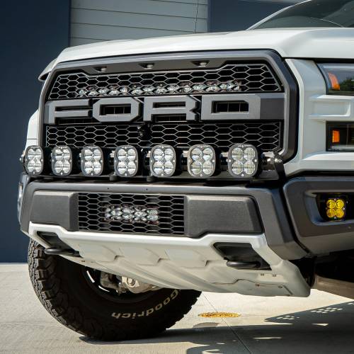 Baja Designs - Baja Designs XL Linkable Bumper Light Kit for Ford (2017-20) F-150 Raptor, Multi-Pattern Light Pattern, Clear Lens
