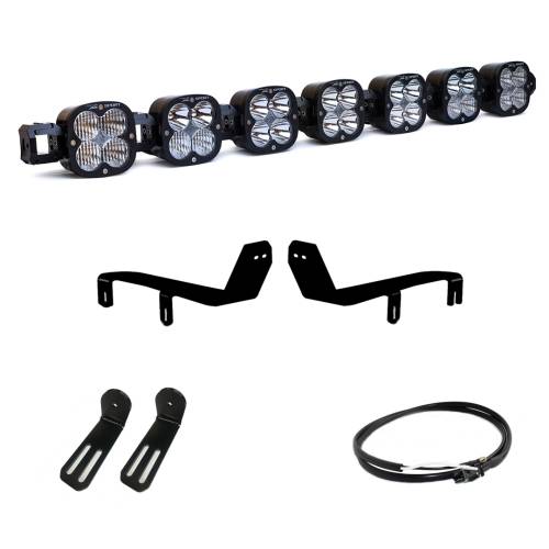 Baja Designs - Baja Designs XL Linkable Bumper Light Kit for Ford (2017-19) F-250/350 Super Duty, Multi-Pattern Light Pattern, Clear Lens, Upfitter Wiring