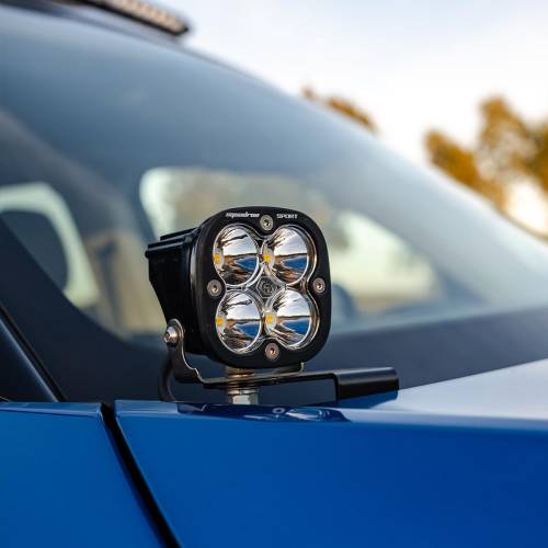 Baja Designs - Baja Designs Squadron Sport A-Pillar Light Kit for Ford (2021-25) Bronco Sport, Spot Light Pattern, Clear Lens