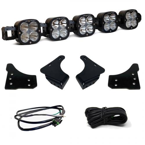 Baja Designs - Baja Designs XL Linkable Bumper Light Kit for Ford (2021-23) F-150, Multi-Pattern Light Pattern, Clear Lens, Upfitter Wiring