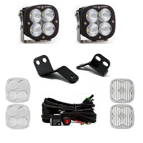 Baja Designs - Baja Designs XL Sport A-Pillar Light Kit for Polaris (2014-22) RZR XP 1000; XP Turbo; Turbo S, Spot Light Pattern, Clear Lens