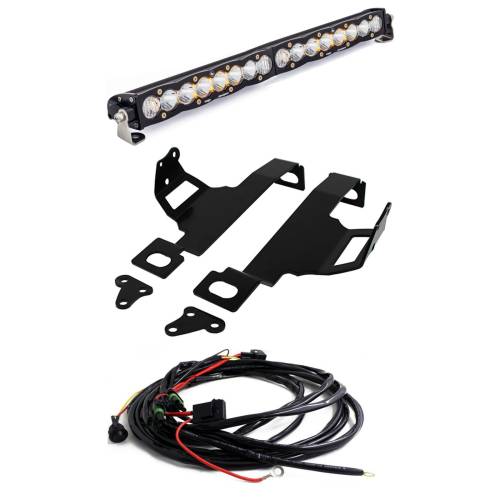 Baja Designs - Baja Designs S8 20 Inch Bumper Light Kit for Ford (2011-16) F-250/350 Super Duty, Driving/Combo Light Pattern, Clear Lens