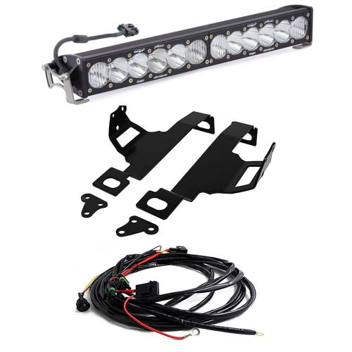 Baja Designs - Baja Designs OnX6+ 20 Inch Bumper Light Kit for Ford (2011-16) F-250/350 Super Duty, Driving/Combo Light Pattern, Clear Lens