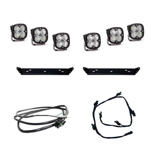 Baja Designs - Baja Designs Squadron Sport Behind Grille Light Kit for Ford (2021-25) F-150 Raptor / (2024-25) F-150 Raptor 37/R, Multi-Pattern Light Pattern, Clear Lens