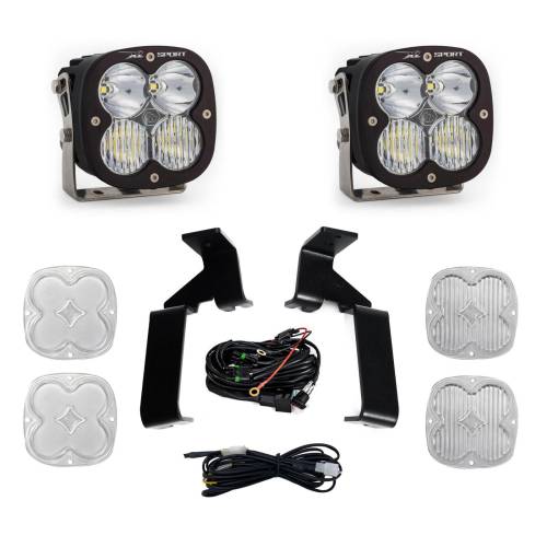 Baja Designs - Baja Designs XL Sport A-Pillar Light Kit for Ford (2021-25) Raptor / Raptor R / Raptor 37, Driving/Combo Light Pattern, Clear Lens
