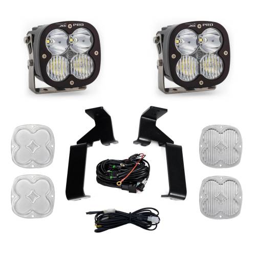 Baja Designs - Baja Designs XL Pro A-Pillar Light Kit for Ford (2021-25) Raptor / Raptor R / Raptor 37, Driving/Combo Light Pattern, Clear Lens