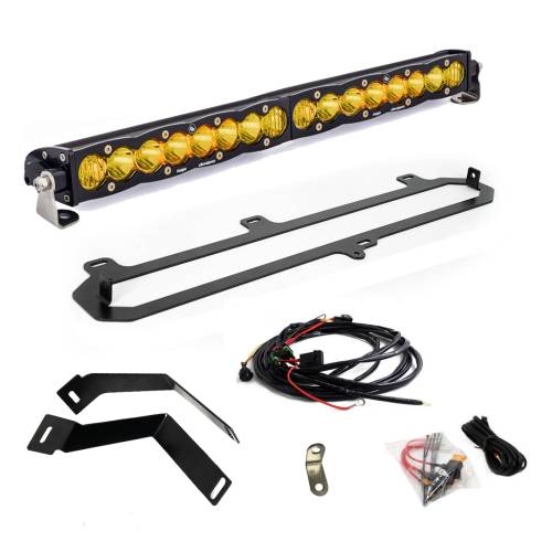 Baja Designs - Baja Designs Baja Designs S8 20 Inch Grille Light Kit for Toyota (2022-25) Tundra w/ TRD Grill, Driving/Combo Light Pattern, Baja Amber Lens