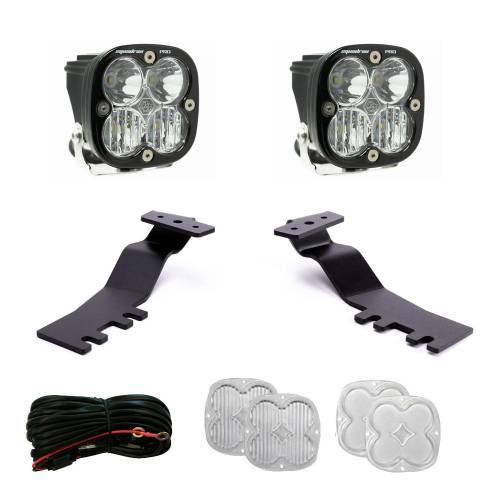 Baja Designs - Baja Designs Squadron Pro A-Pillar Kit for Toyota (2024-25) Tacoma, Driving/Combo Light Pattern, Clear Lens