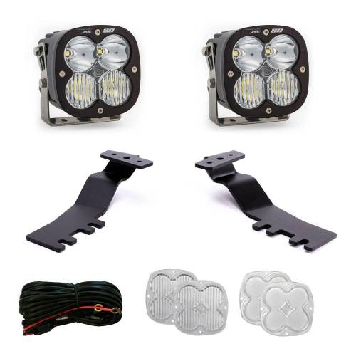 Baja Designs - Baja Designs XL 80 A-Pillar Kit for Toyota (2025) 4Runner, Driving/Combo Light Pattern, Clear Lens, Toggle Wiring