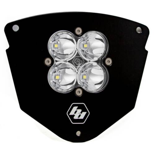 Baja Designs - Baja Designs Squadron Sport (A/C) Headlight Kit for KTM (2005-07), Driving/Combo Light Pattern, Clear Lens