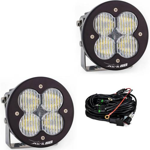 Baja Designs - Baja Designs XL-R 80 LED Auxiliary Light Pod Pair - Universal (Wide Cornering Light Pattern, Clear Lens)