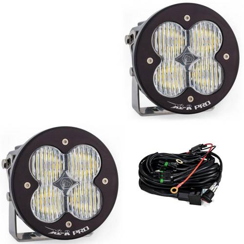 Baja Designs - Baja Designs XL-R Pro LED Auxiliary Light Pod Pair - Universal (Wide Cornering Light Pattern, Clear Lens)