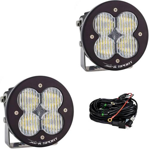 Baja Designs - Baja Designs XL-R Sport LED Auxiliary Light Pod Pair - Universal, Wide Cornering Light Pattern, Clear Lens