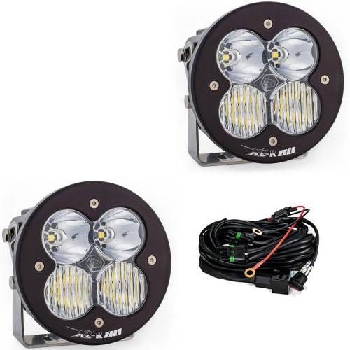 Baja Designs - Baja Designs XL-R 80 LED Auxiliary Light Pod Pair - Universal (Driving/Combo Light Pattern, Clear Lens)