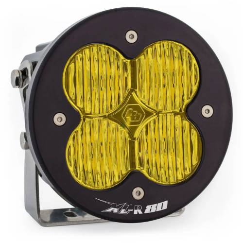 Baja Designs - Baja Designs XL-R 80 LED Auxiliary Light Pod - Universal (Wide Cornering Light Pattern, Baja Amber Lens)