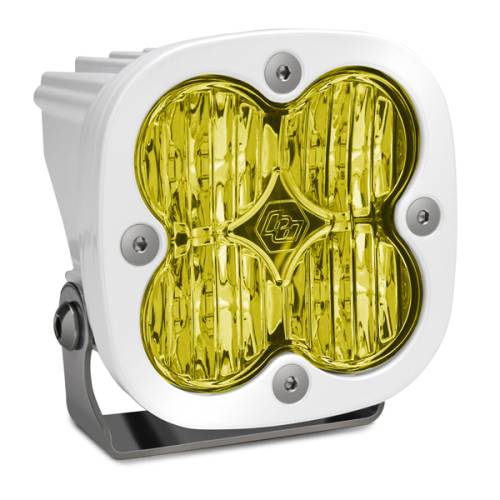 Baja Designs - Baja Designs Squadron Pro White LED Auxiliary Light Pod - Universal, Wide Cornering Light Pattern, Baja Amber Lens