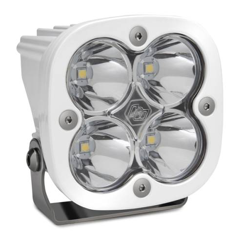 Baja Designs - Baja Designs Squadron Pro White LED Auxiliary Light Pod - Universal, Spot Light Pattern, Clear Lens
