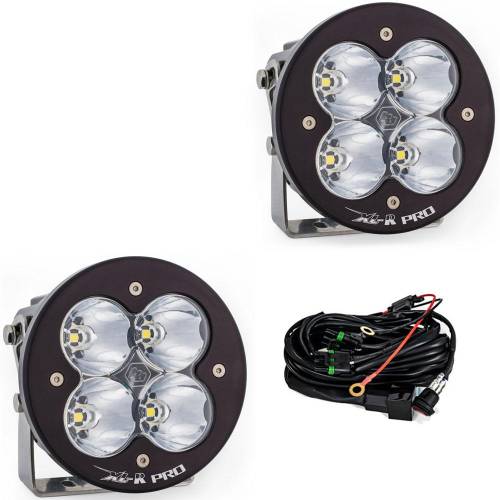 Baja Designs - Baja Designs XL-R Pro LED Auxiliary Light Pod Pair - Universal (Spot Light Pattern, Clear Lens)