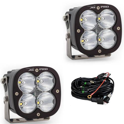 Baja Designs - Baja Designs XL Pro LED Auxiliary Light Pod Pair - Universal, Spot Light Pattern, Clear Lens