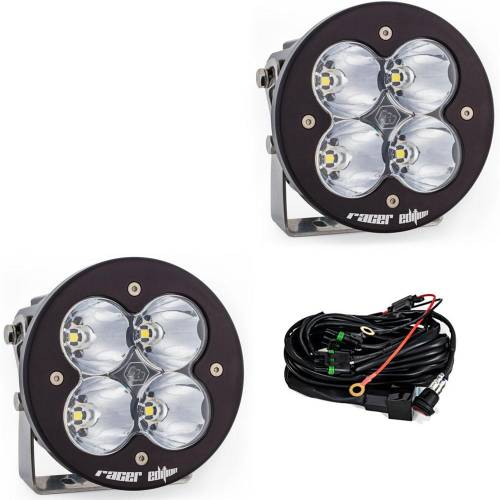 Baja Designs - Baja Designs XL-R Racer Edition LED Auxiliary Light Pod Pair - Universal (Racer Spot Light Pattern, Clear Lens)
