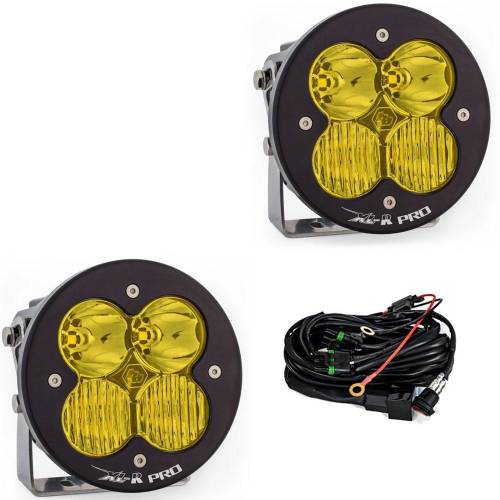 Baja Designs - Baja Designs XL-R Pro LED Auxiliary Light Pod Pair - Universal (Driving/Combo Light Pattern, Baja Amber Lens)
