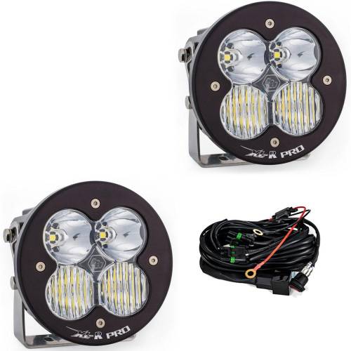 Baja Designs - Baja Designs XL-R Pro LED Auxiliary Light Pod Pair - Universal (Driving/Combo Light Pattern, Clear Lens)