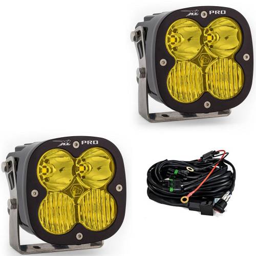Baja Designs - Baja Designs XL Pro LED Auxiliary Light Pod Pair - Universal, Driving/Combo Light Pattern, Baja Amber Lens