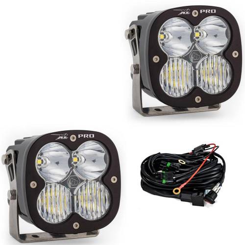 Baja Designs - Baja Designs XL Pro LED Auxiliary Light Pod Pair - Universal, Driving/Combo Light Pattern, Clear Lens