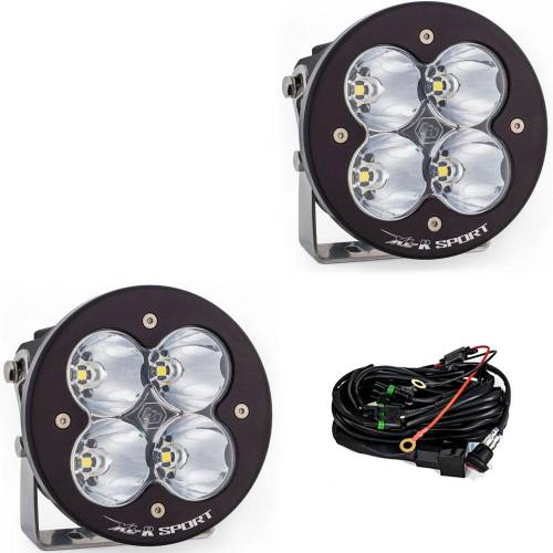 Baja Designs - Baja Designs XL-R Sport LED Auxiliary Light Pod Pair - Universal, Spot Light Pattern, Clear Lens