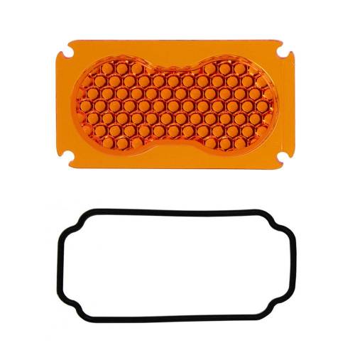 Baja Designs - Baja Designs S2 Light Pod Lens Kit - Universal (Work/Scene Light Pattern, Factory Amber Lens)