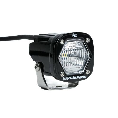 Baja Designs - Baja Designs S1 LED Auxiliary Light Pod, Trail Light Pattern, Clear Lens - Universal