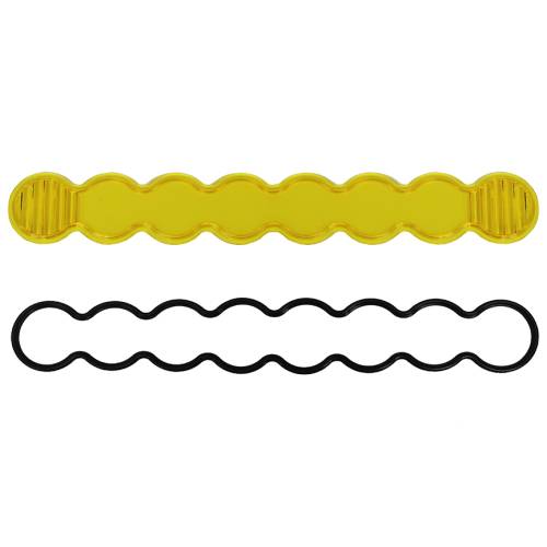 Baja Designs - Baja Designs S8 Light Bar Lens Kit - Universal (Driving/Combo Light Pattern, Baja Amber Lens)