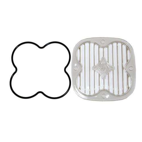 Baja Designs - Baja Designs Squadron Light Pod Lens Kit - Universal (Wide Cornering Light Pattern, Clear Lens)