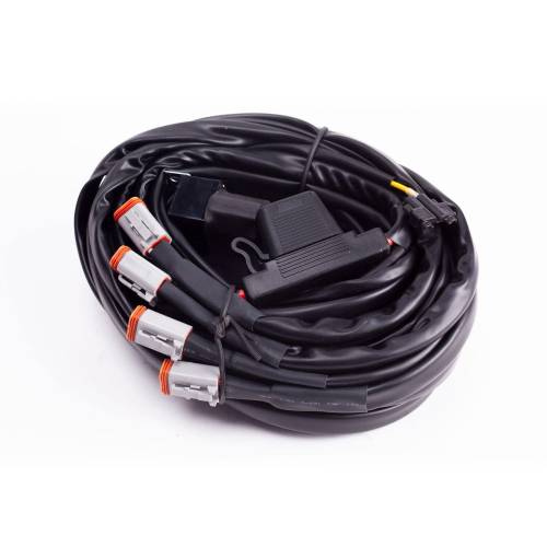 Baja Designs - Baja Designs LP9, LP6, LP4 / Upfitter Wiring Harness - 4 Light Max - Universal