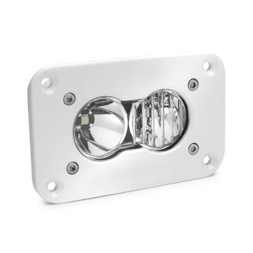 Baja Designs - Baja Designs S2 Pro White Flush Mount LED Auxiliary Light Pod - Universal, Driving/Combo Light Pattern, Clear Lens