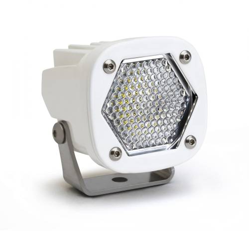 Baja Designs - Baja Designs S1 LED Auxiliary Light Pod, White, Single, Work/Scene Light Pattern, Clear Lens - Universal