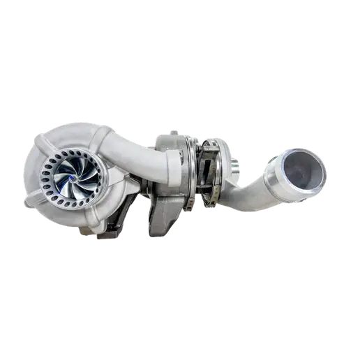 KC Turbos - KC Turbos KC Fusion Compound Turbos for Ford (2008-10) 6.4L Power Stroke, (Stage 1 High Pressure & Stage 2 Low Pressure Turbos, Jet Black)