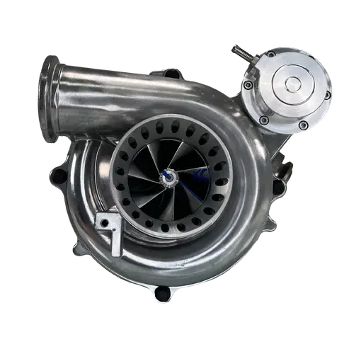 KC Turbos - KC Turbos GEN 2 KC300x Turbo for Ford (Early 1999) 7.3L Power Stroke, Stage 2 (63/73, .84 A/R, Jet Black)