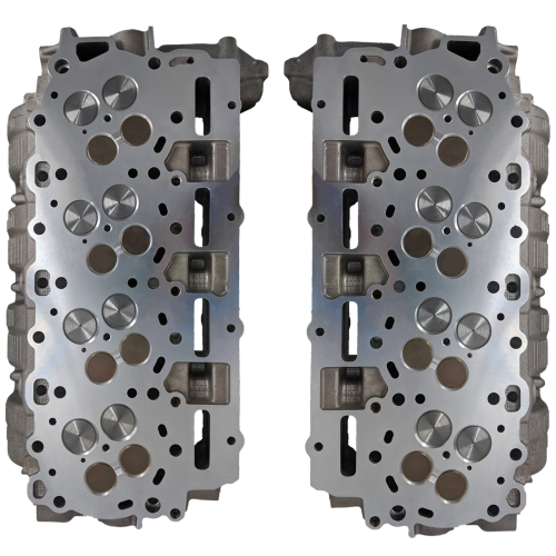 MacIvey Cylinder Heads - MacIvey Pair of New Cylinder Heads for Ford (2011) 6.7L Power Stroke (white glow plug insulators)