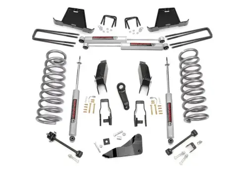 Rough Country - Rough Country Lift Kit for Dodge (2003-07) 2500/3500 5.9L Diesel 4x4, 5" w/ Premium N3 Shocks