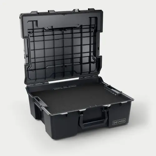 Decked - DECKED Halfrack 32 - D-co Case - includes one (1) D-Co tray - Ranger Green w/ Black Latches