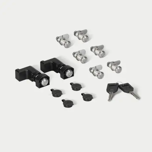 Decked - DECKED Lock Set - eight (8) with two (2) Matching Keys for vX & vY Drawers and Stash Bins (8 FT Bed)