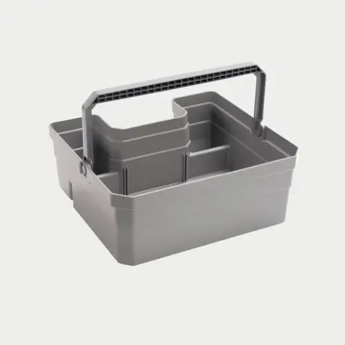 Decked - DECKED Double Drawerganizer - Drawer Storage Bin for vX Drawers (Grey)