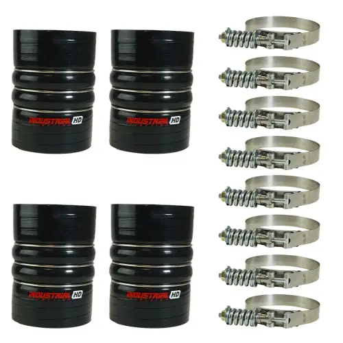 Industrial Injection - Industrial Injection Heavy Duty Charge Air Cooler Boot Kit, Universal 4" Diameter Kit