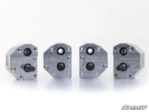 SuperATV - Copy of SuperATV 4" Portal Gear Lift for Can-Am (2019-24) Outlander (15% Gear Reduction, Cast Housing, w/ Existing 2" Lift Kit, w/o Trailing Arms)