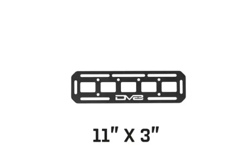 DV8 Offroad - DV8 Offroad Molle Panels - Universal (11" x 3")