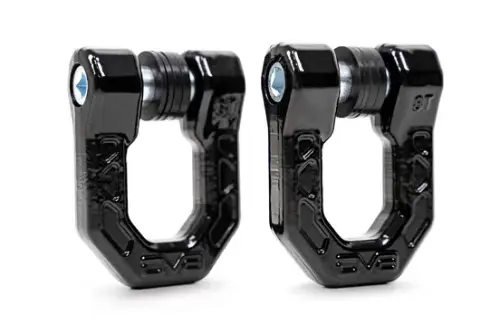 DV8 Offroad - DV8 Offroad Elite Series 3/4" D-Ring Shackles | Pair (Black)
